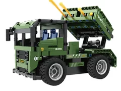 Camion armata RC de jucarie cu telecomanda si lansator de rachete 2 in 1